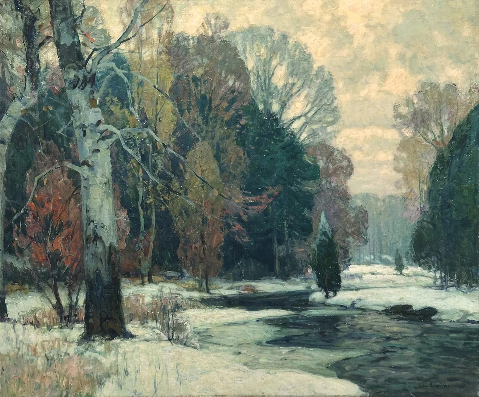 John F Carlson (1875-1945), "Southwind Thaw"