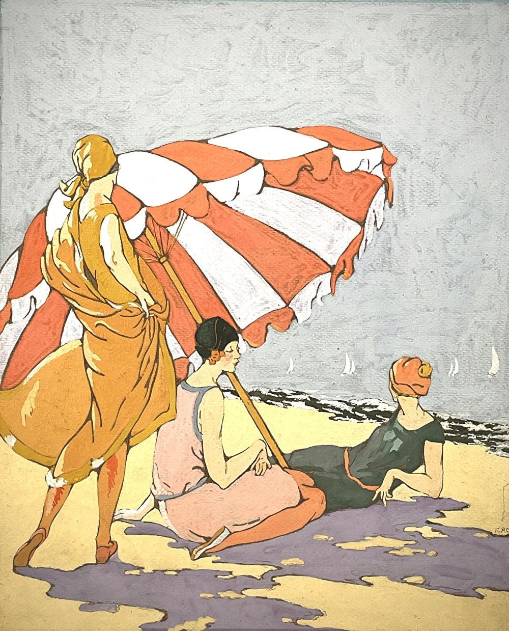 Eleanor Parke Custis (1897-1983), "At the Beach"