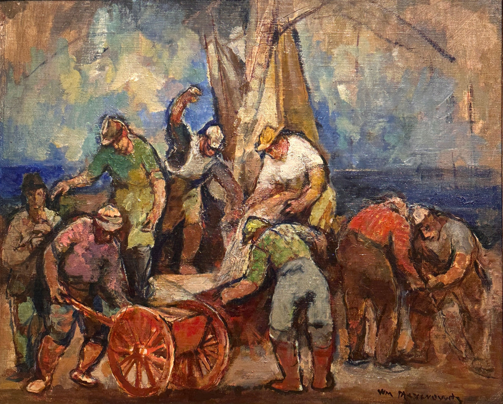 William Meyerowitz (1887-1981), Dock Workers