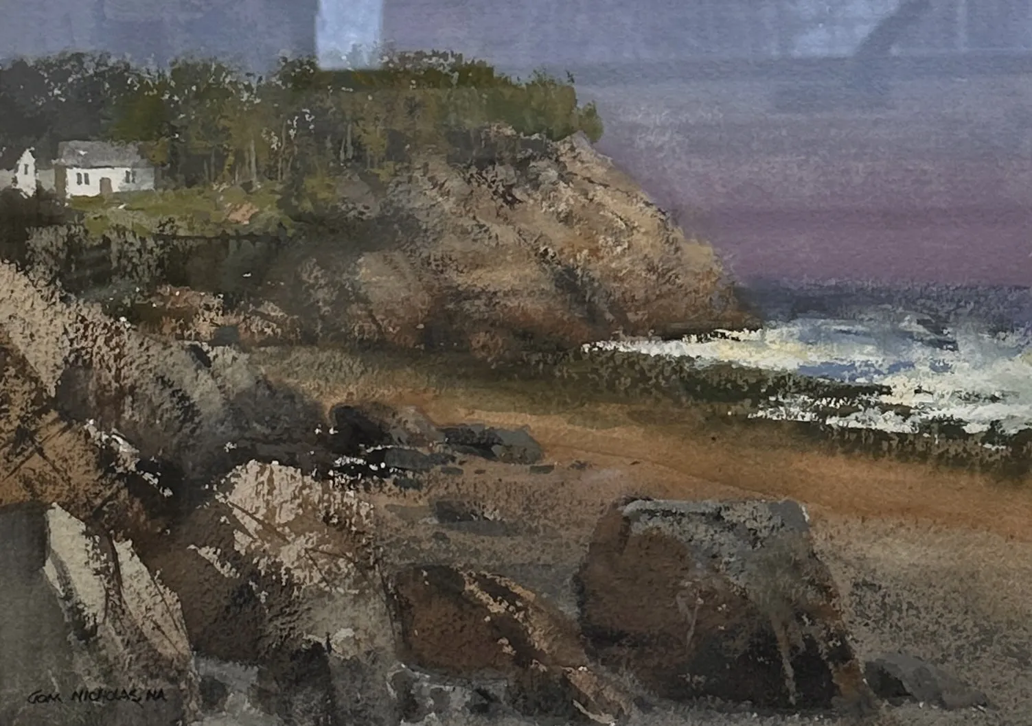 Tom Nicholas (b. 1934), Coastal Headland