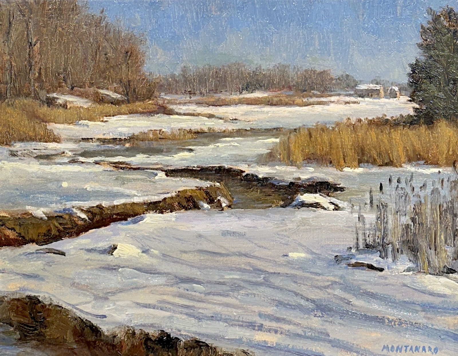 Todd Montanaro (b. 1967), Winter Marsh