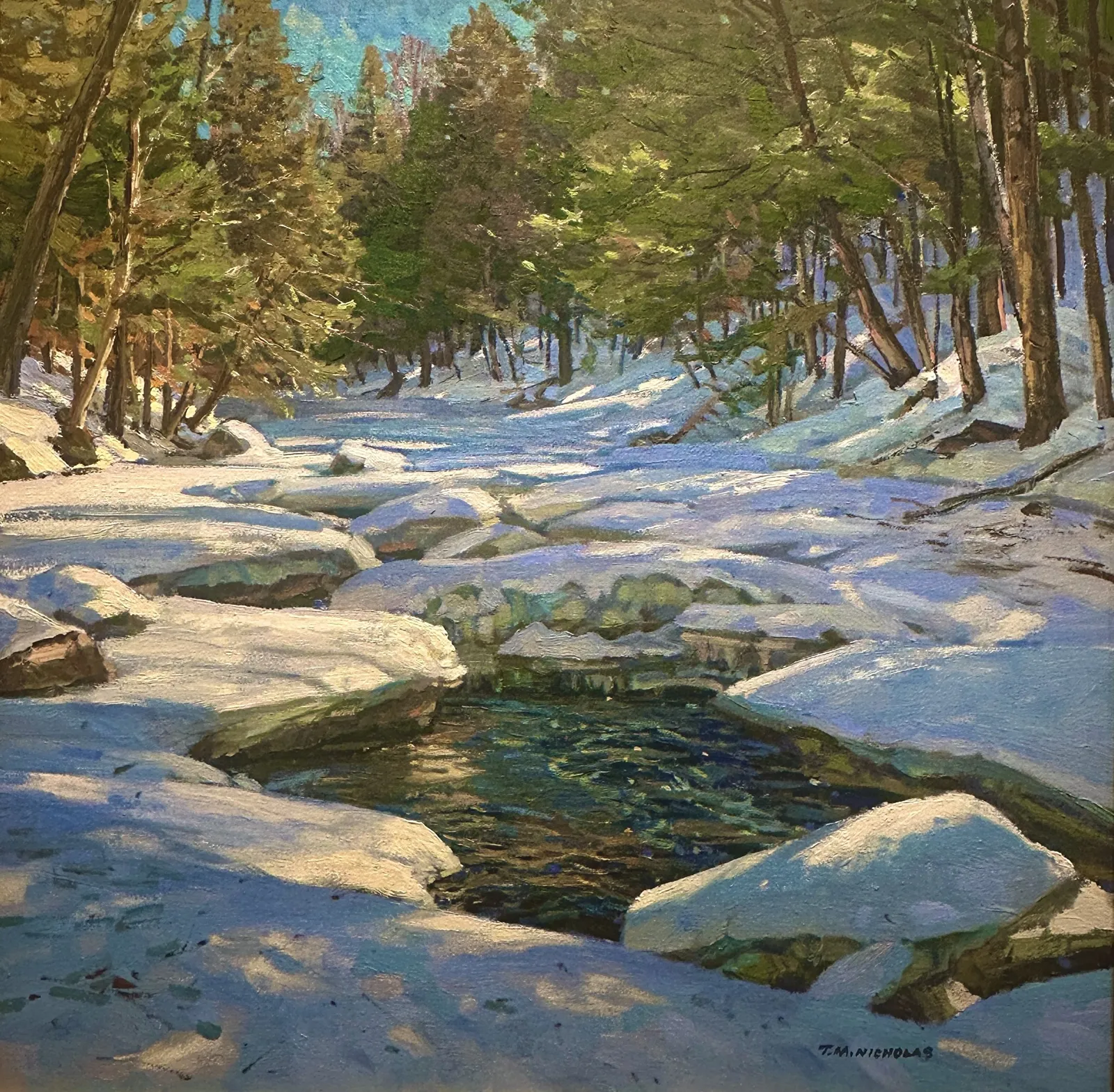 T.M. Nicholas (b. 1963), Vermont Stream