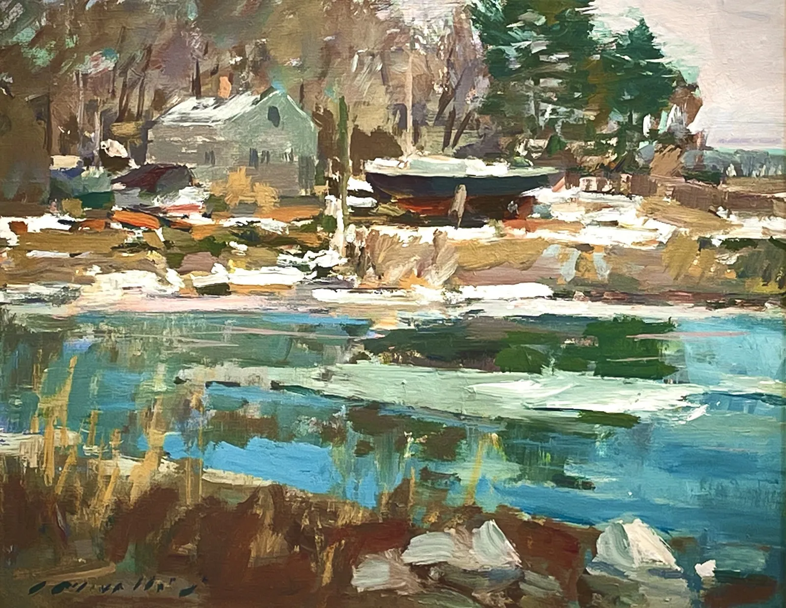 Charles Movalli (1945-2016), Burnhams Boatyard