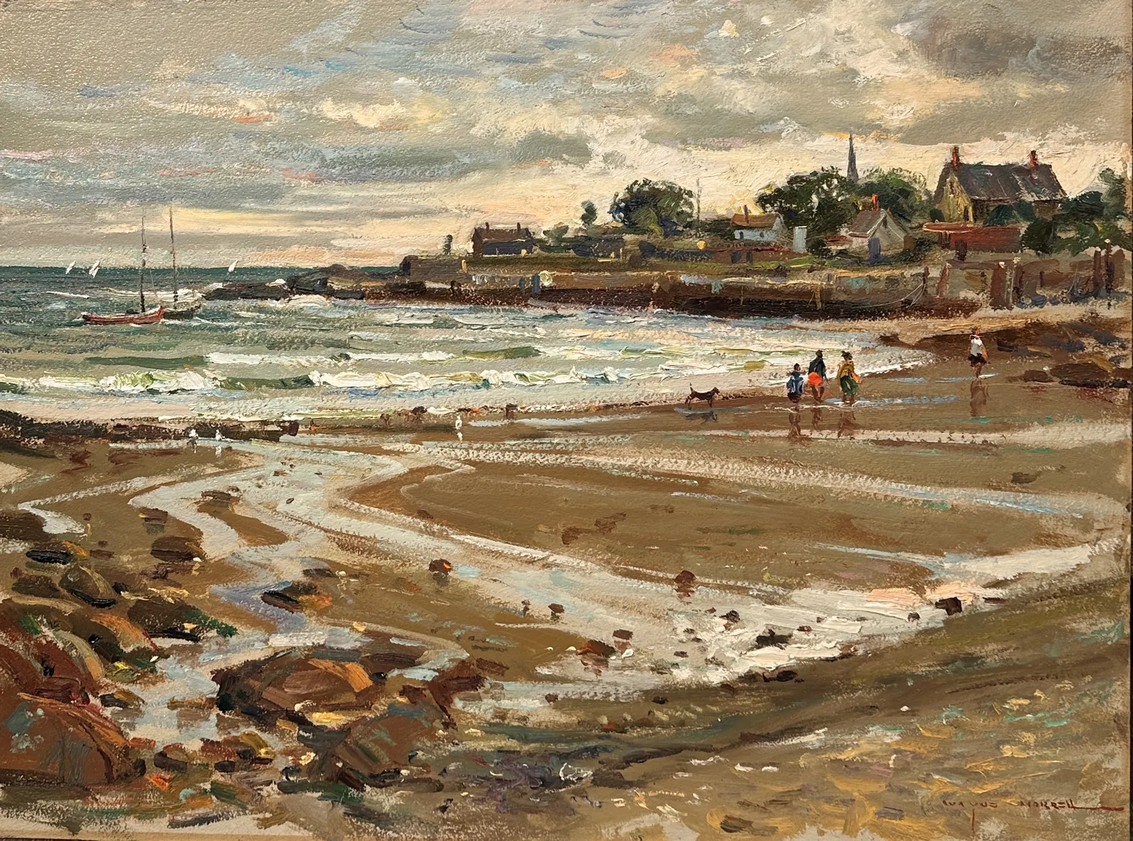 Wayne Morrell (1923-2013), Tidal Patterns - Front Beach, Rockport, Mass