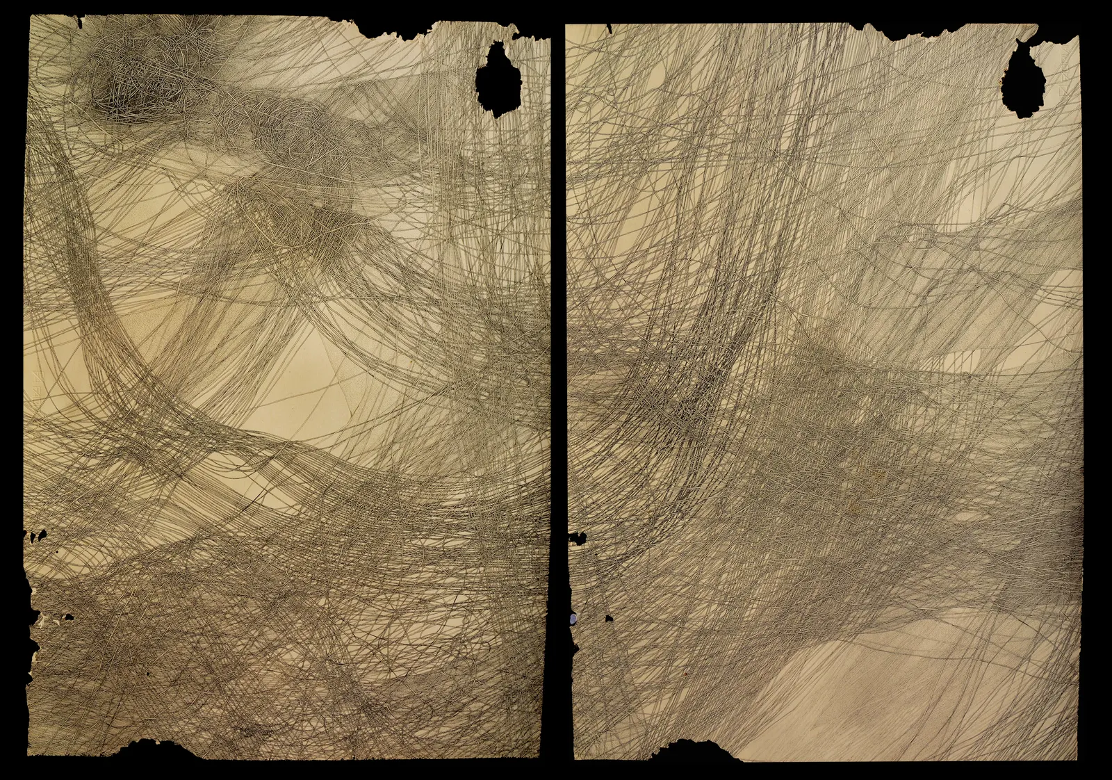 Bikash Chandra Senapati, A Straight Line, 2024