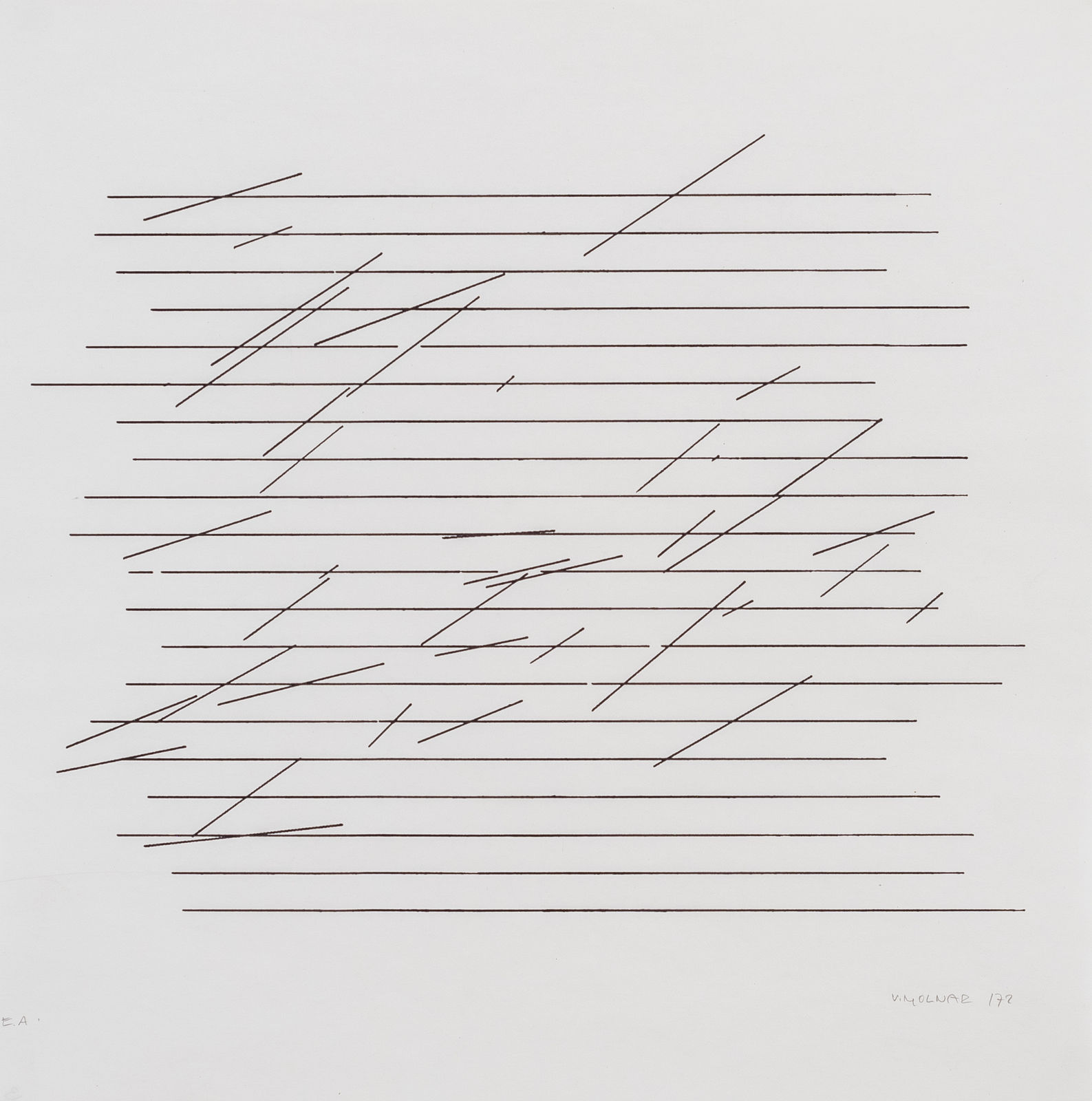 Vera Molnar, Untitled 5, 1972