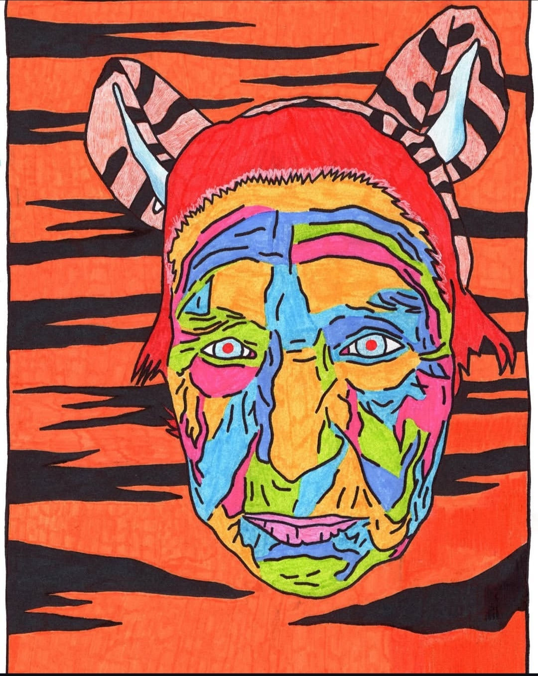 Yana Xarasho, Galya with Tiger Ears, 2021