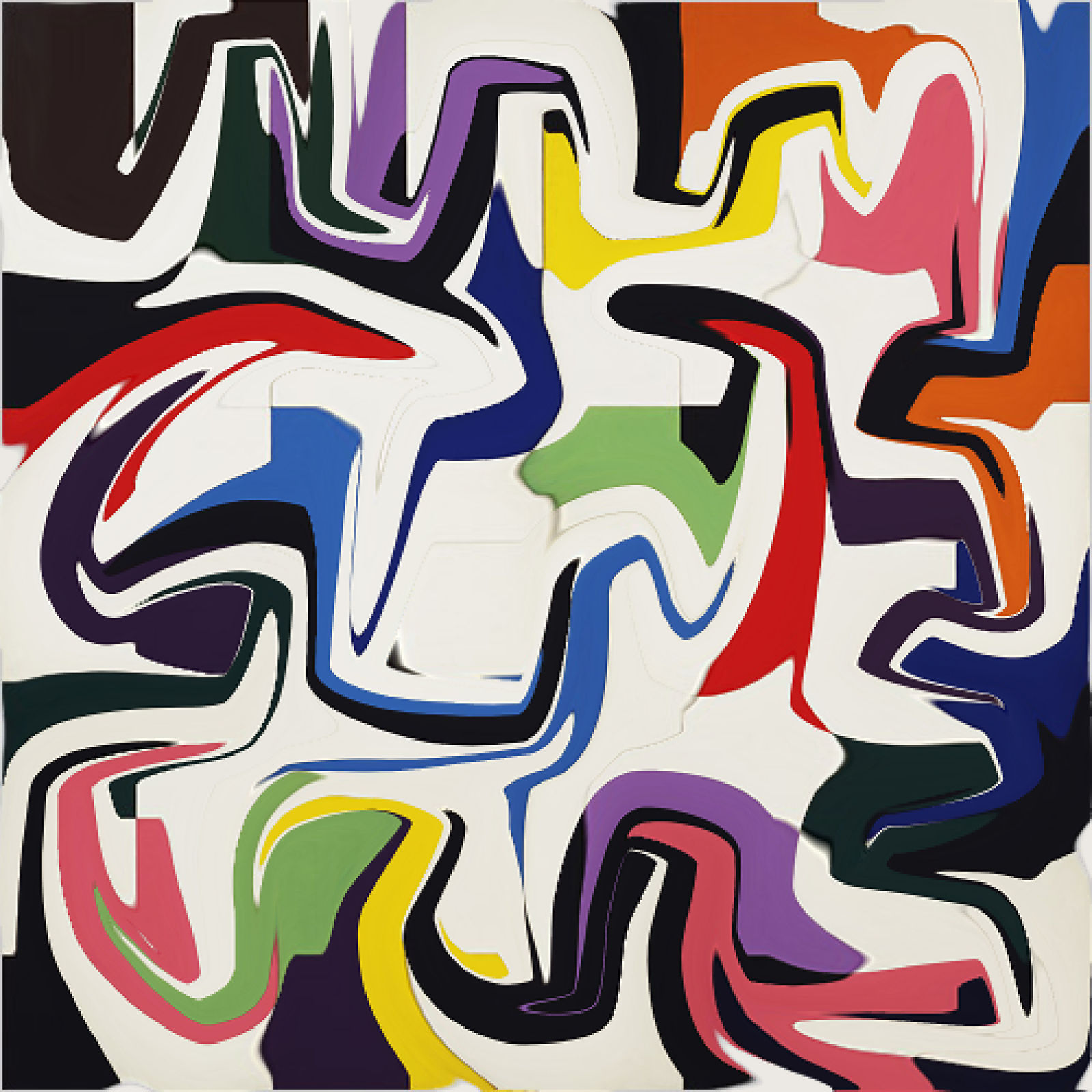 Hyo Myoung Kim, Colors for a Large Wall - Fingered, 2012