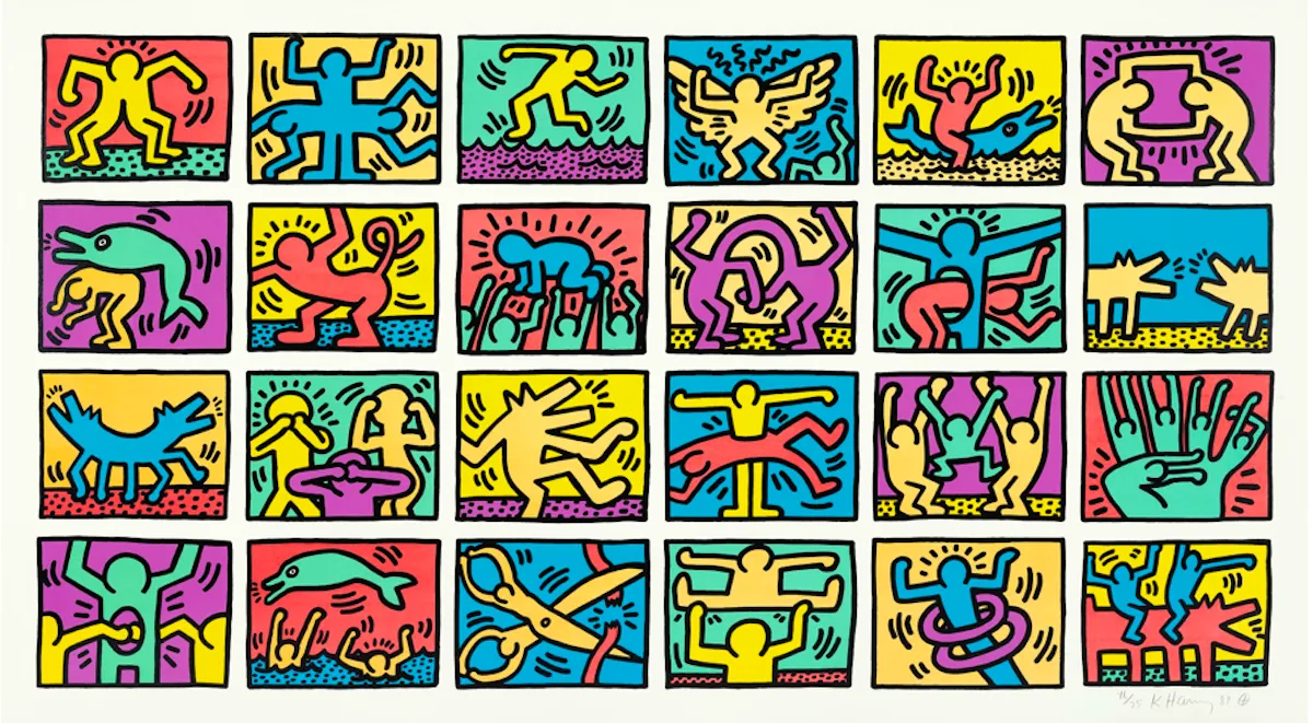 Keith Haring, Retrospect, 1989