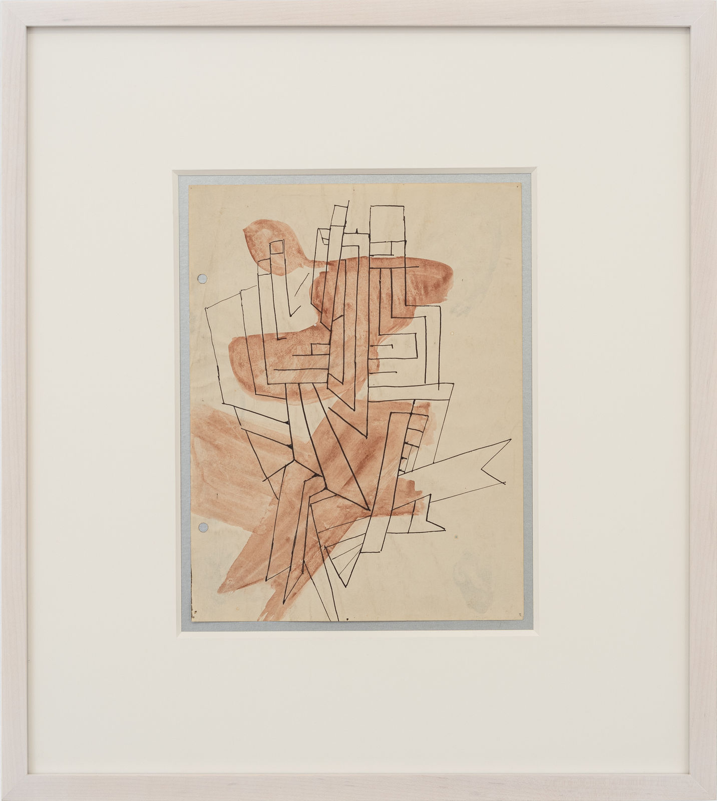 Perle Fine, Study for Komposition, 1945