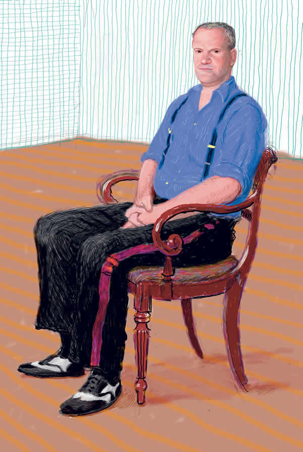 David Hockney, John Fitzherbert, 2008