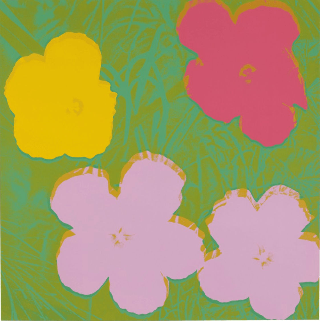 Andy Warhol, Flowers 11.68, 1970
