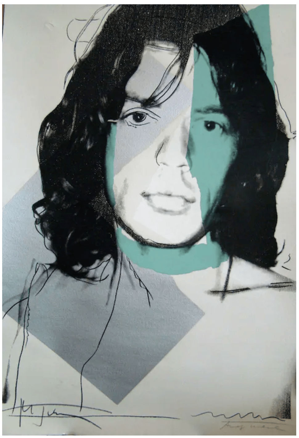 Andy Warhol, Mick Jagger (F&S II. 138), 1975