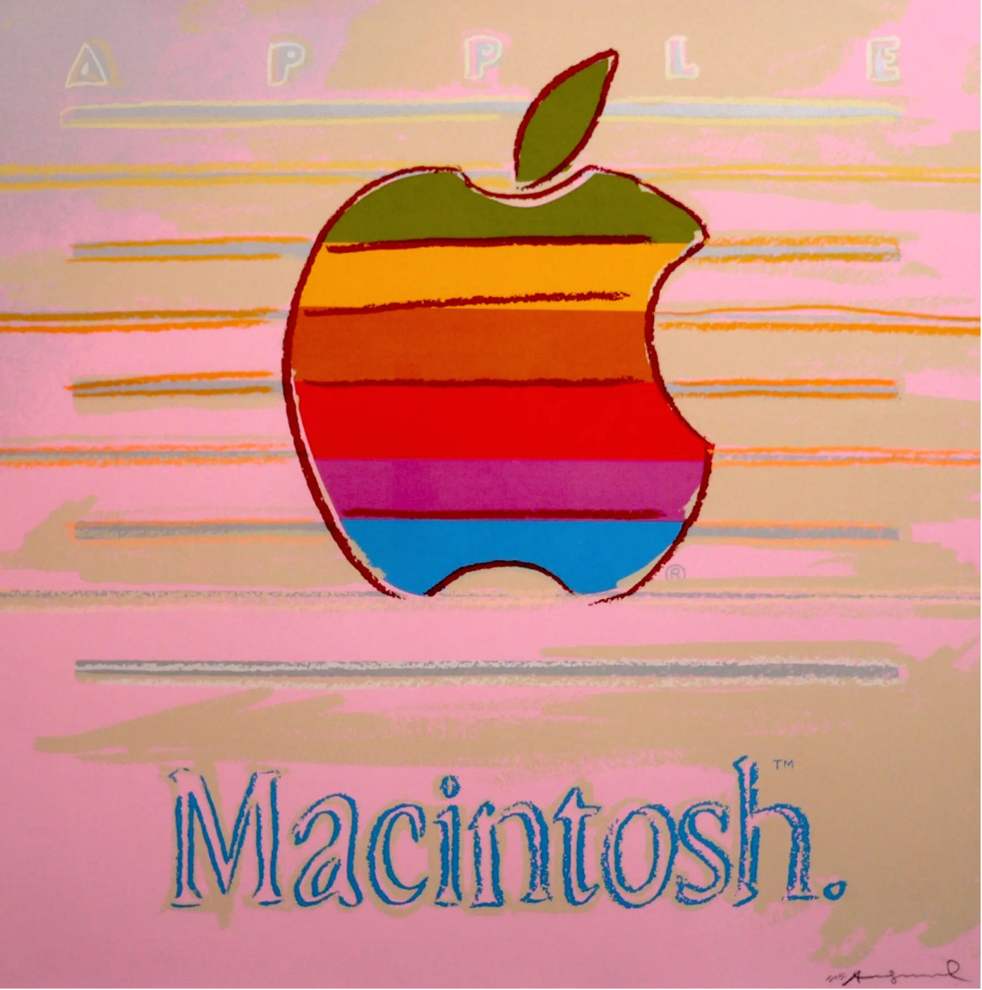 Andy Warhol, ADS 11.359 Apple , 1985
