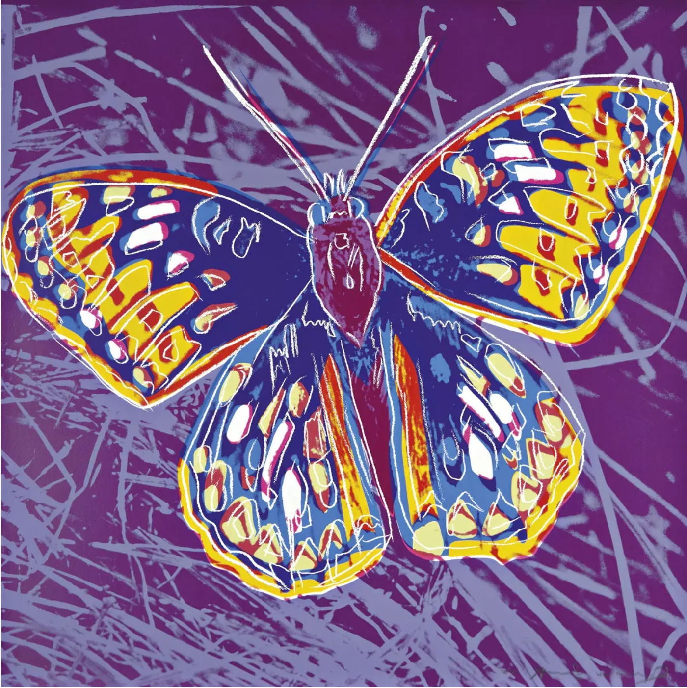 Andy Warhol, Endangered Species 11.298 San Francisco Silverspot , 1983