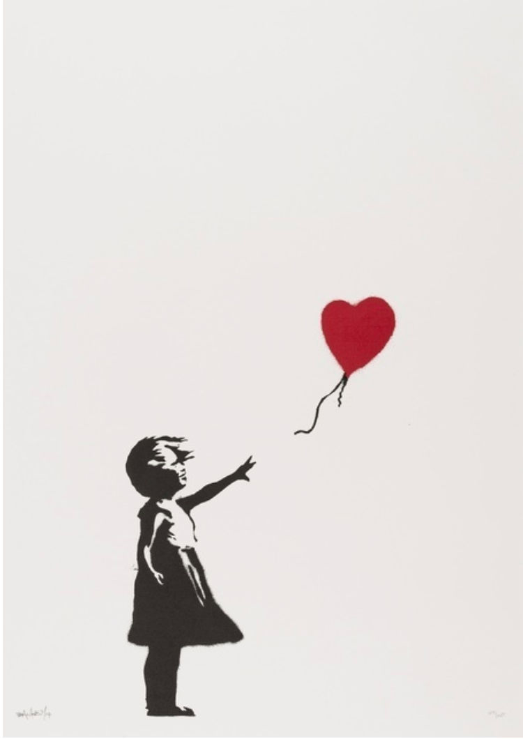 Banksy, Girl with Balloon , 2004