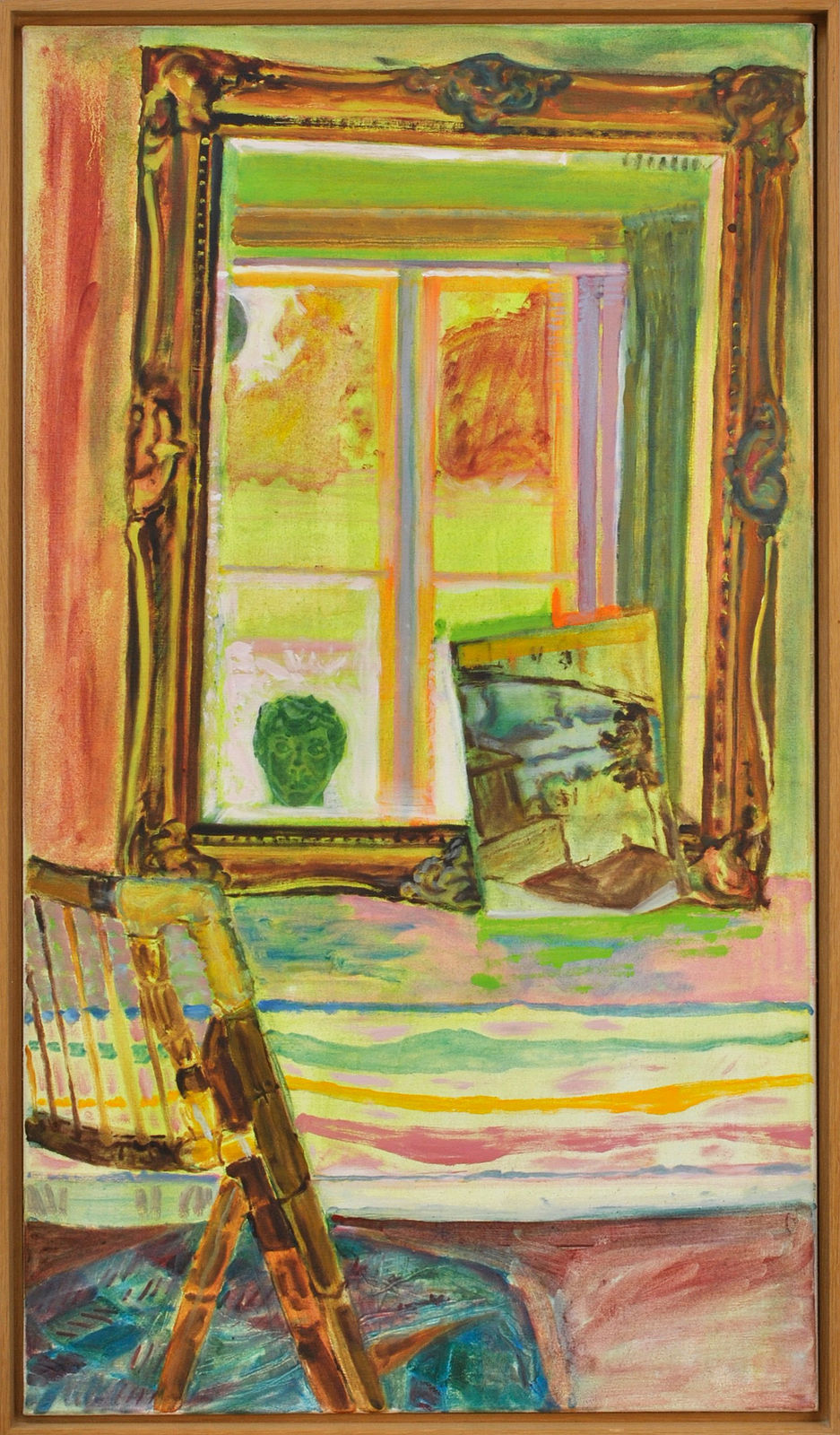 Marilyn Hallam, Watercolour against a Mirror, 1986