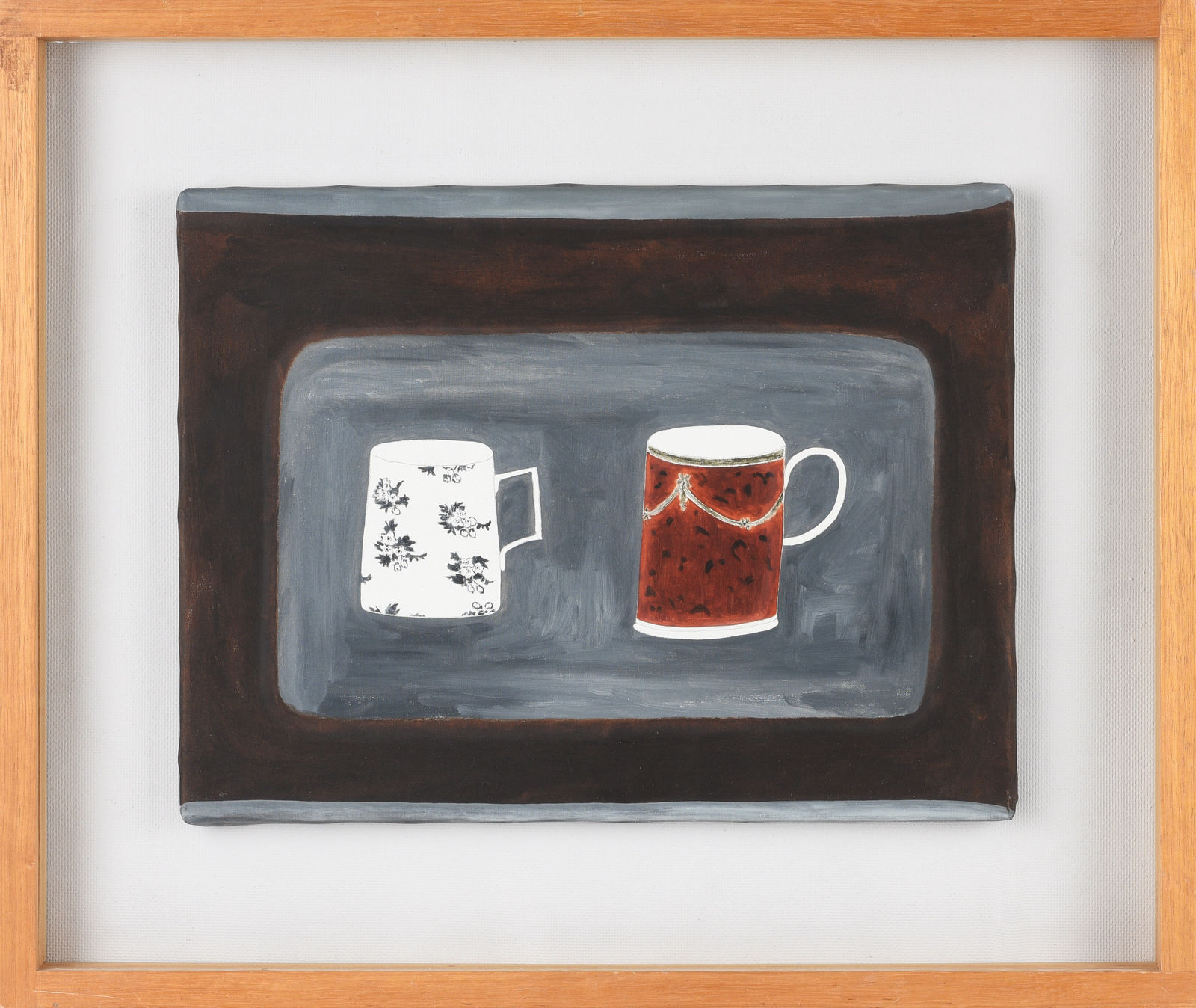 Rachel Nicholson, Red Mug, Flower Mug, 1988