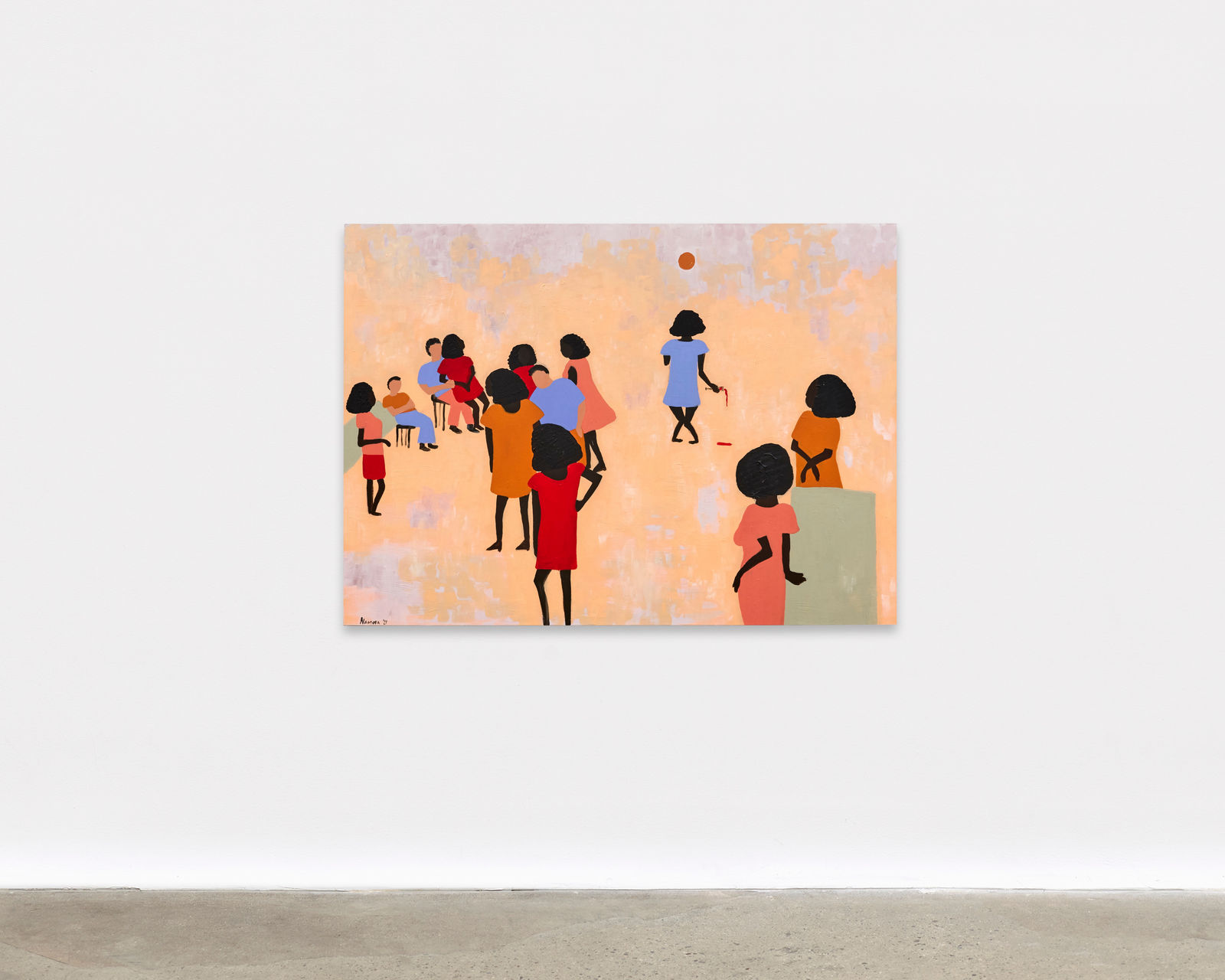 Cassi Namoda, Alas, a beautiful Maria lost in a vision, 2021