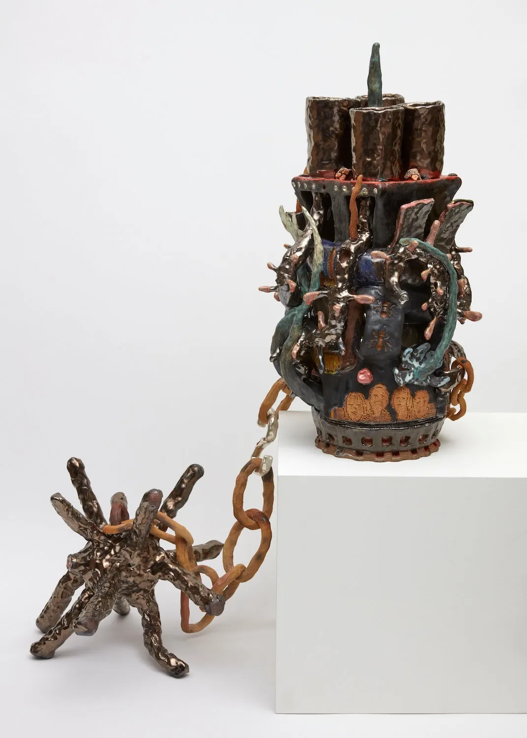 Sharif Farrag, Iron Mask Jug, 2021