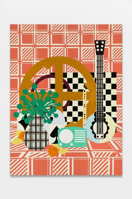 Farah Atassi, Still Life in Pink, 2019