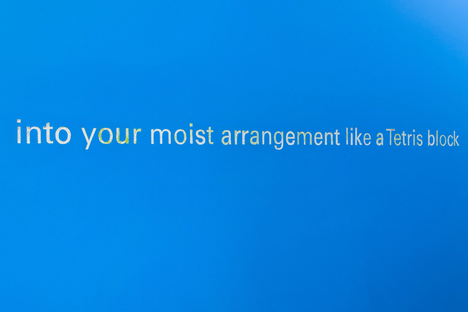 Kameelah Janan Rasheed, an accretion made a mistake (into your moist arrangement), 2018