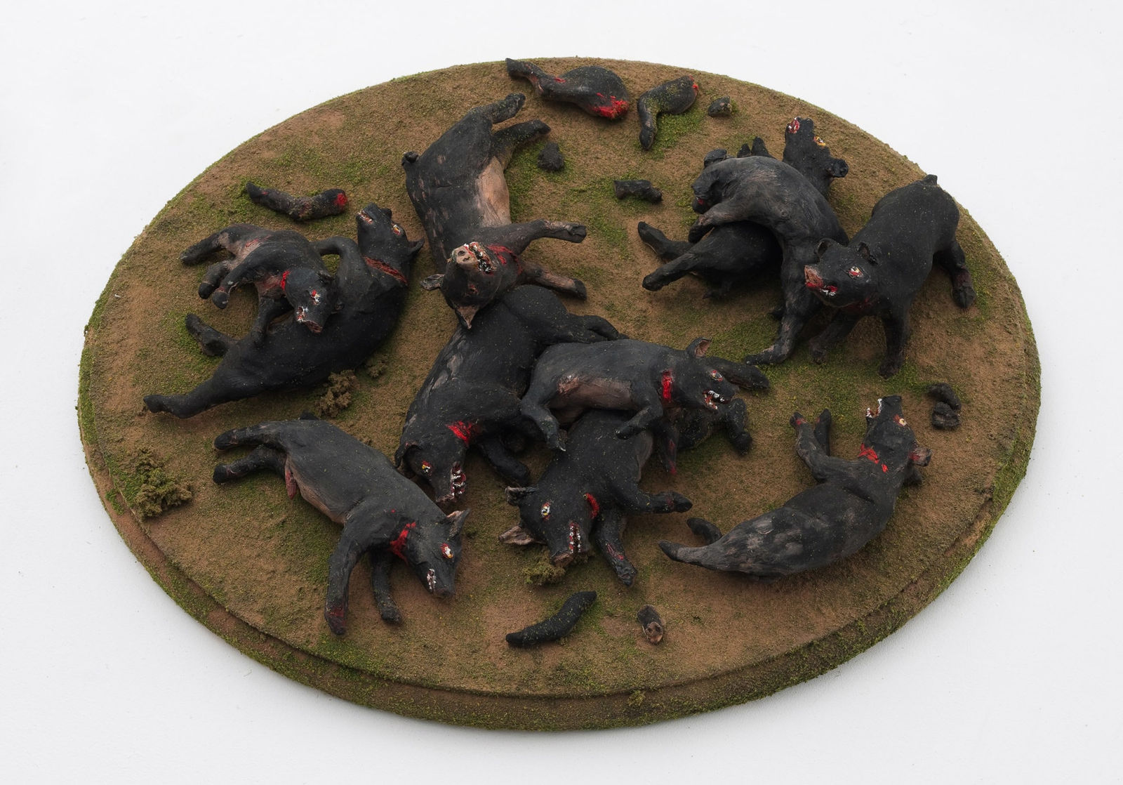 Candice Lin, Slaughtered Pigs, 2012