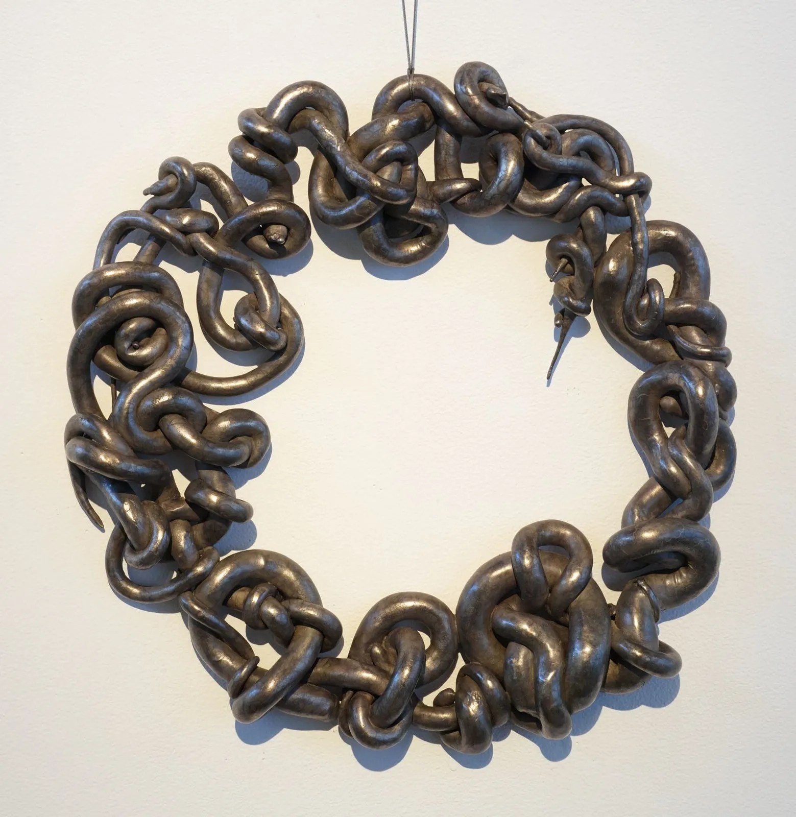 Kelly Akashi, Candle Wreath, 2016