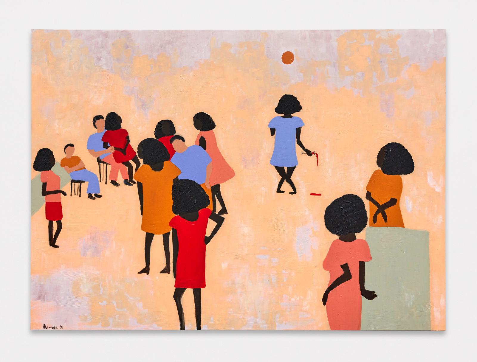 Cassi Namoda, Alas, a beautiful Maria lost in a vision, 2021