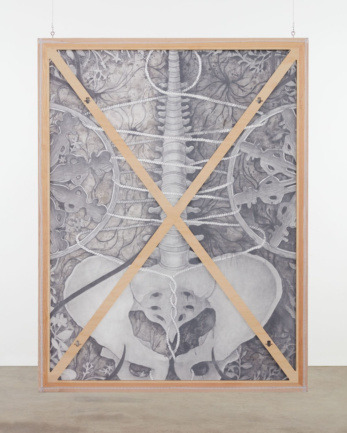 Cindy Ji Hye Kim, Crux Decussata: The Wailing, 2021