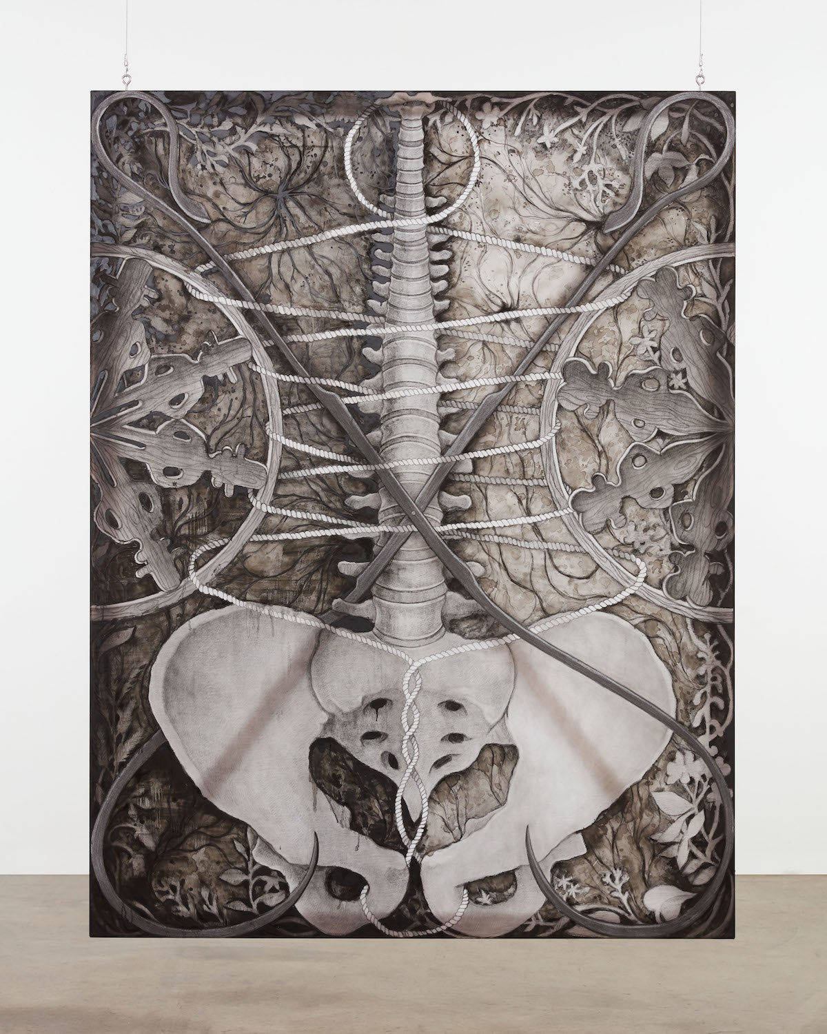 Cindy Ji Hye Kim, Crux Decussata: The Wailing, 2021