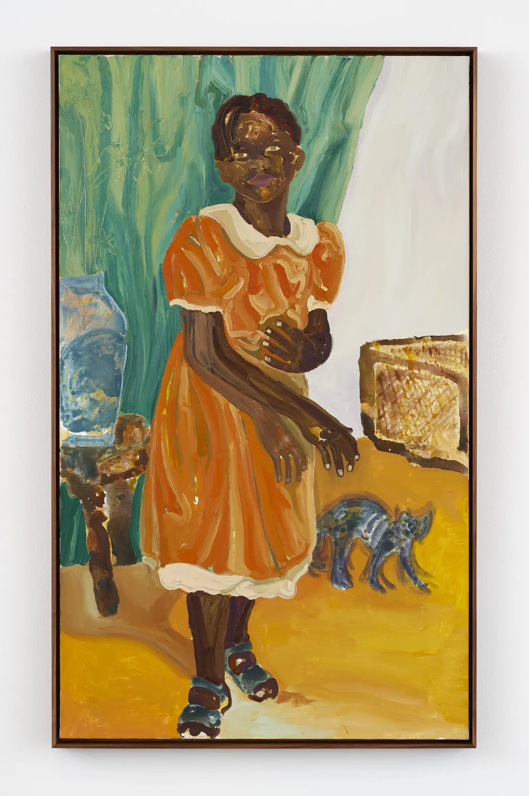 Ludovic Nkoth, How to surprise a mirror?, 2023