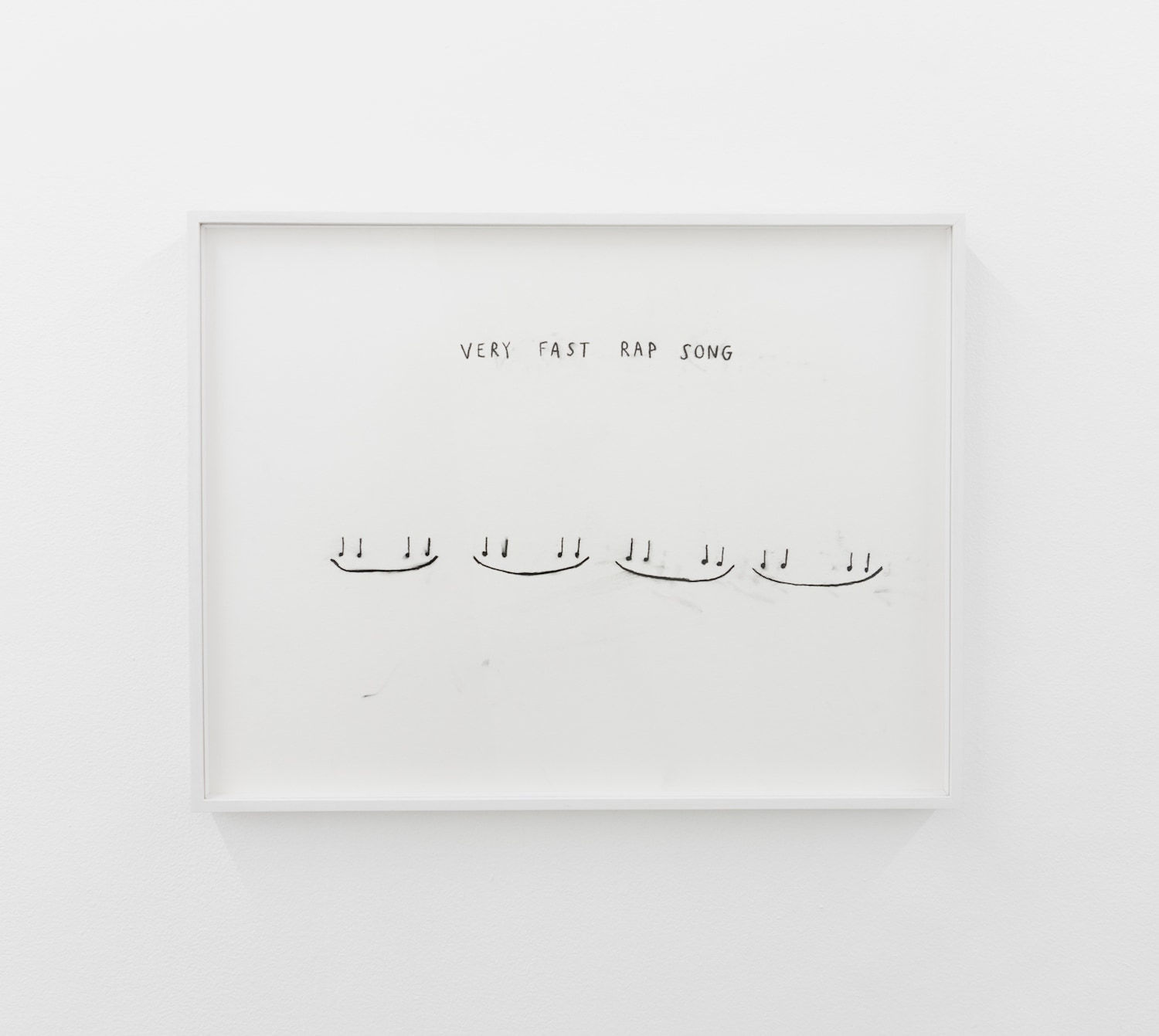 Christine Sun Kim, Very Fast Rap Song, 2016