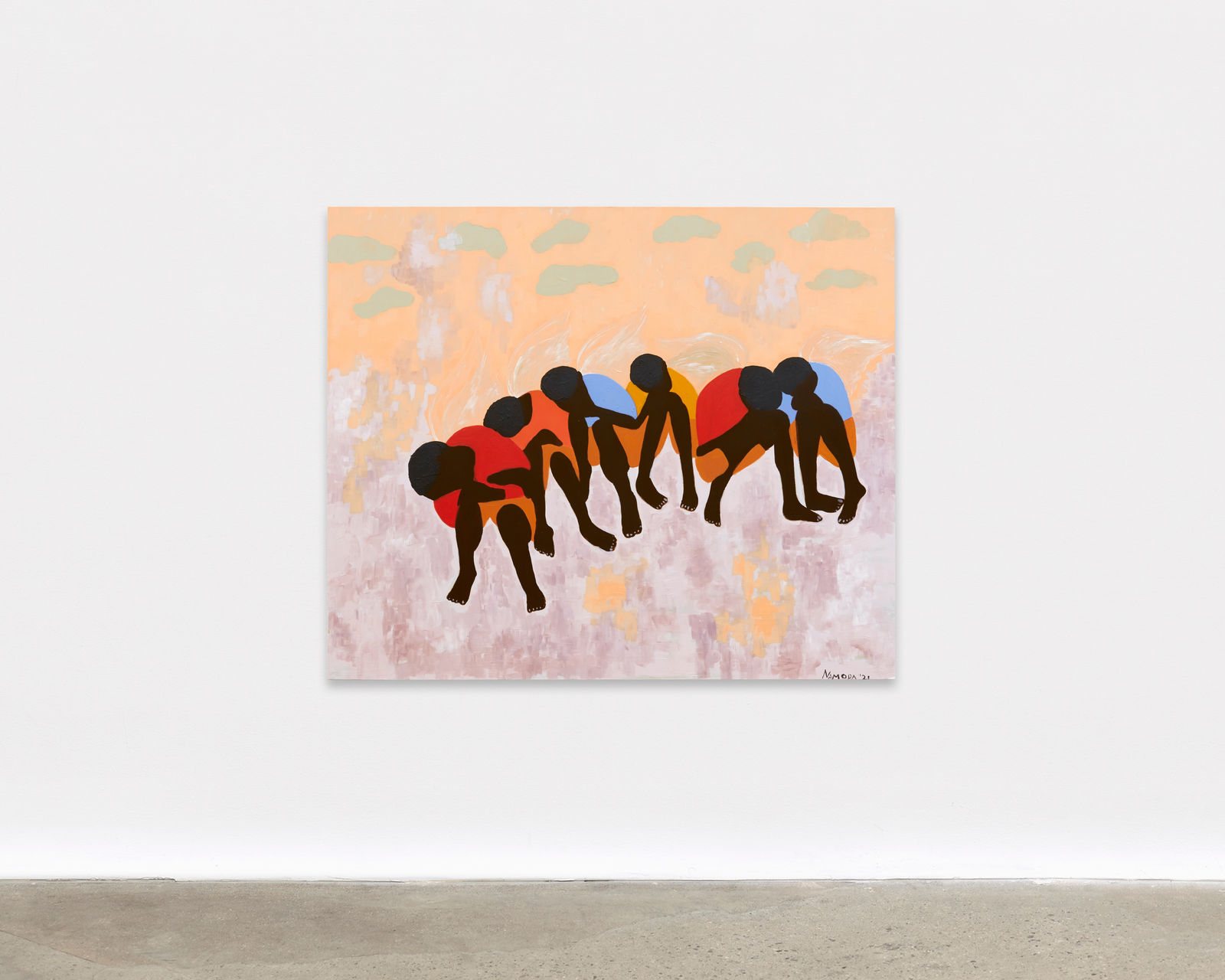 Cassi Namoda, Hackneyed limbs at communal rest somewhere in Baixa, 2021