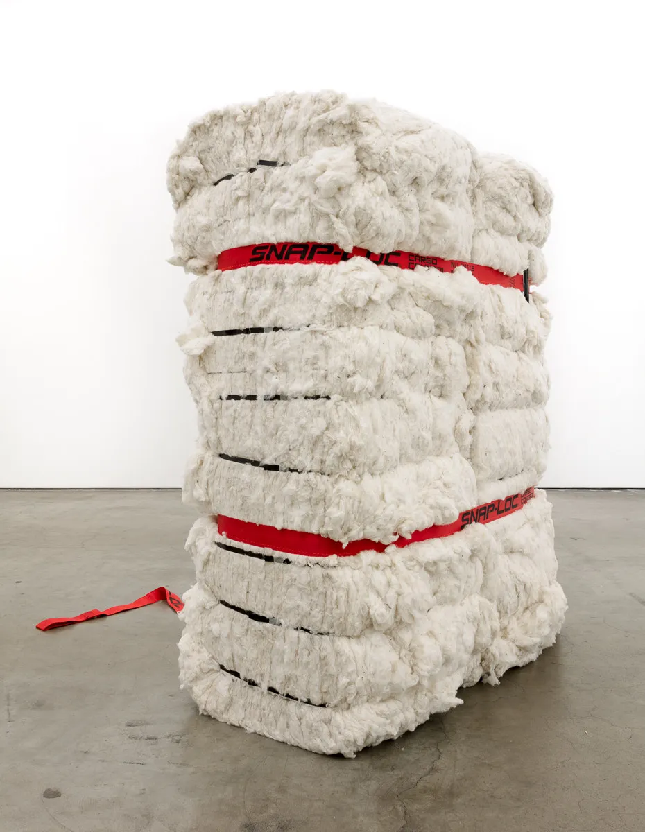 Aria Dean, Two Cotton Bales Bound Together At 250lbs Each, 2018