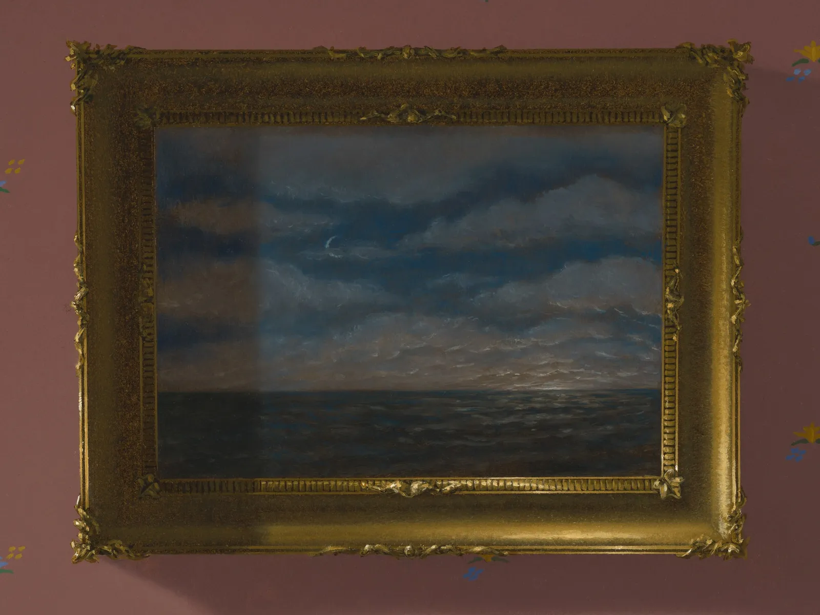 Quentin James McCaffrey, Seascape with Sunbeam, 2025