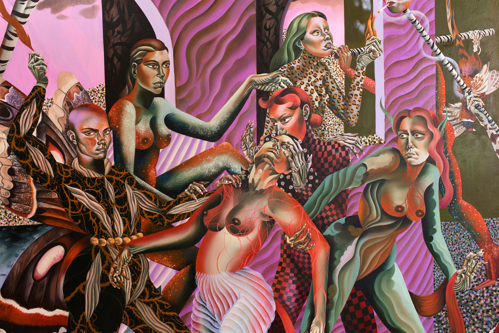 Jessie Makinson, No one speaks to the snake, 2022