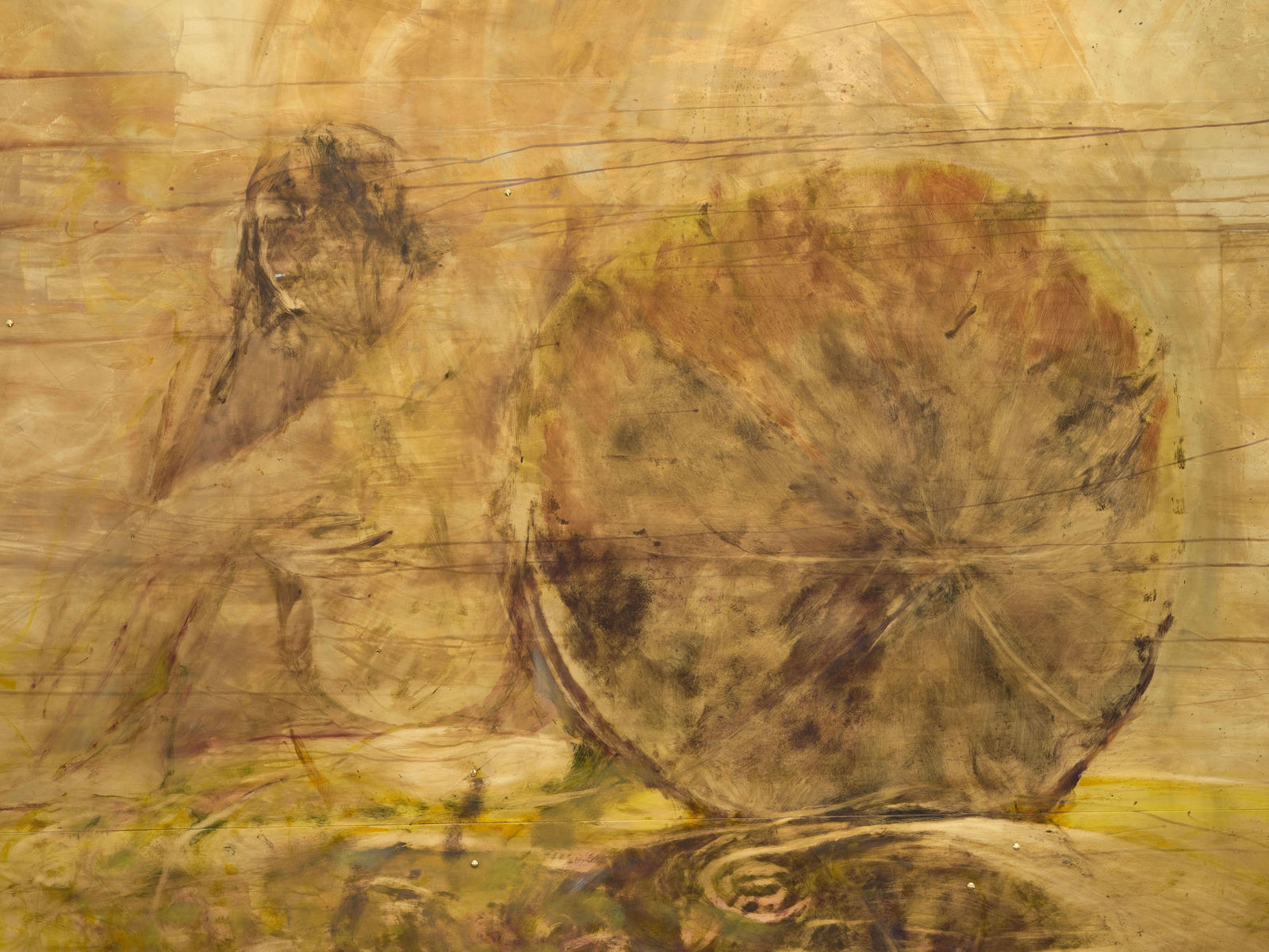 Willa Wasserman, Umbrella in a pond, 2022