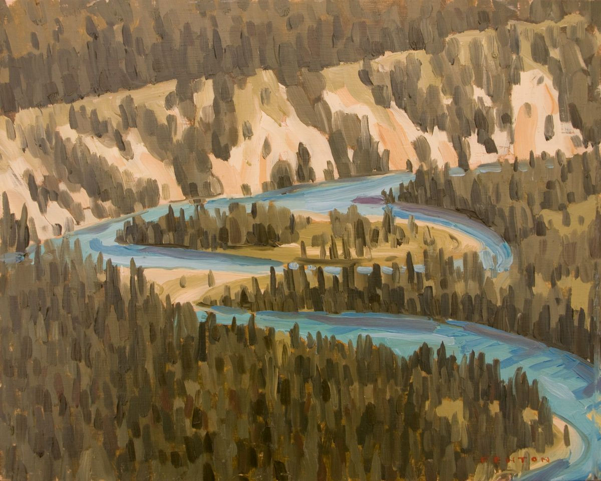 Mitchell Fenton, Bow Valley From Tunnel Mountain