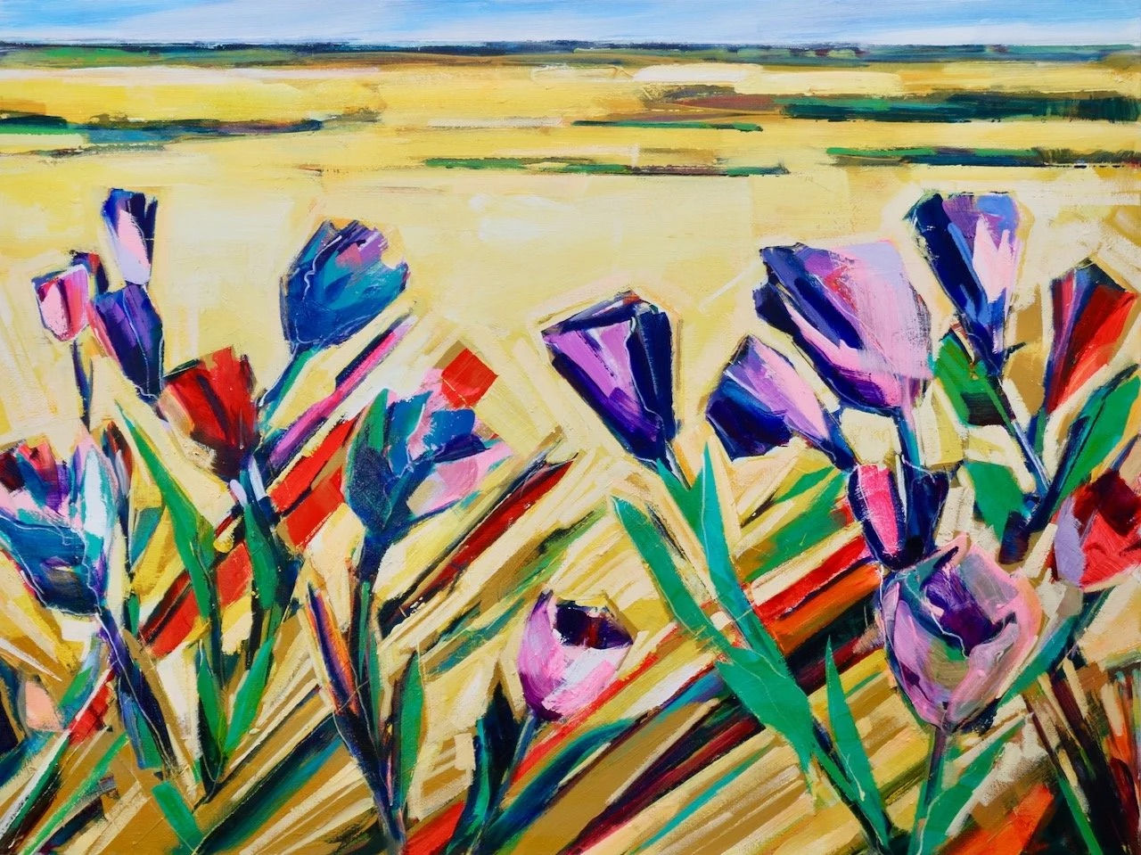 Verne Busby, July Blooms