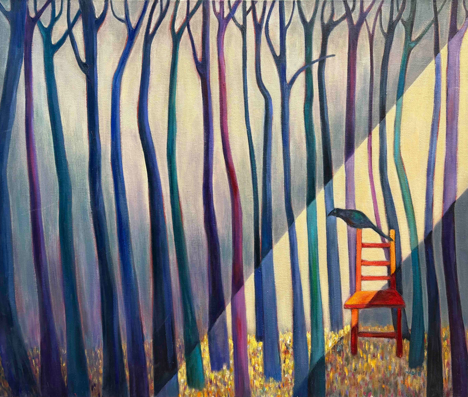 Audrey Mabee, Red Chair