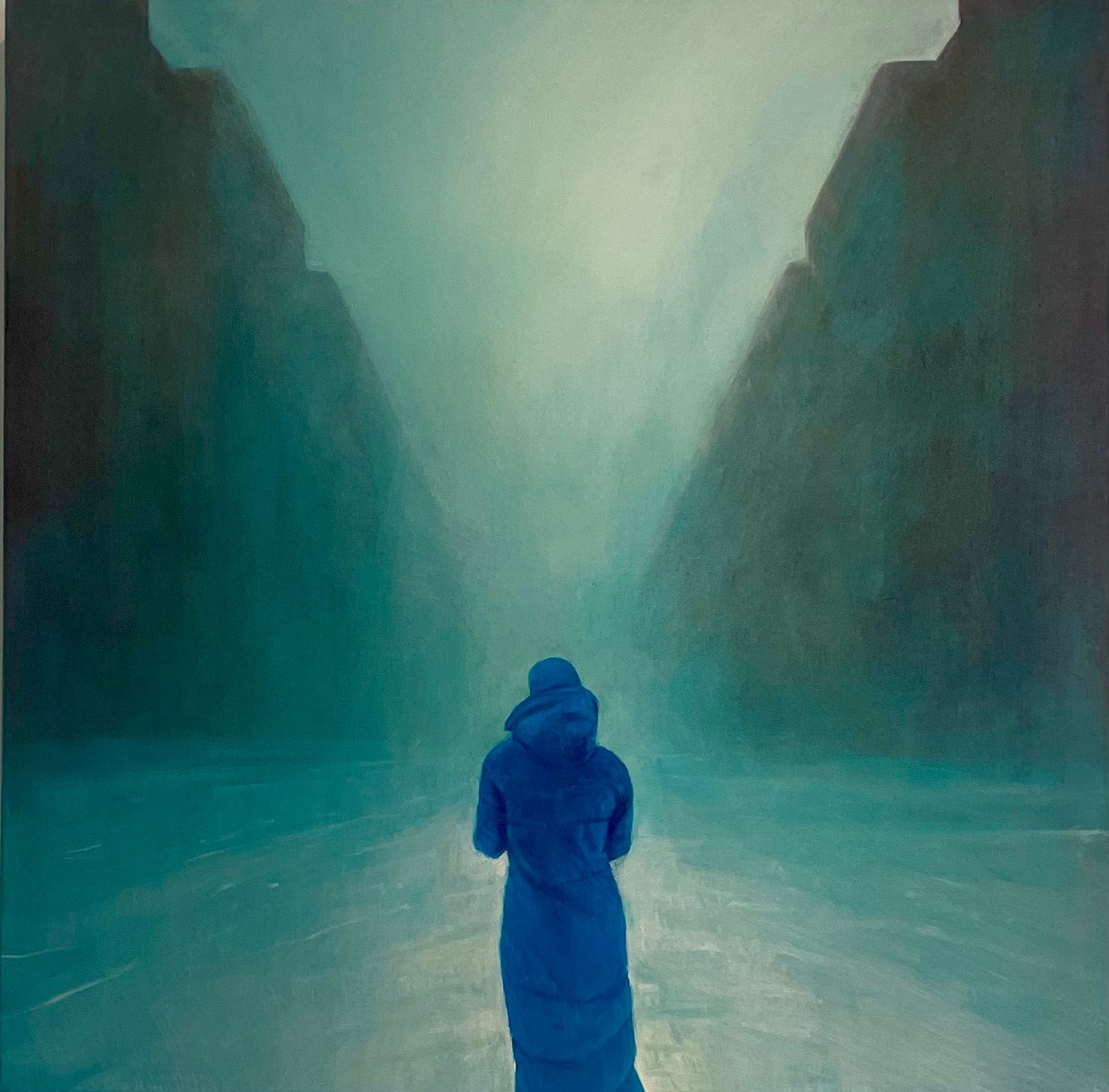 Glen McMinn, A Woman on a Snowy Street