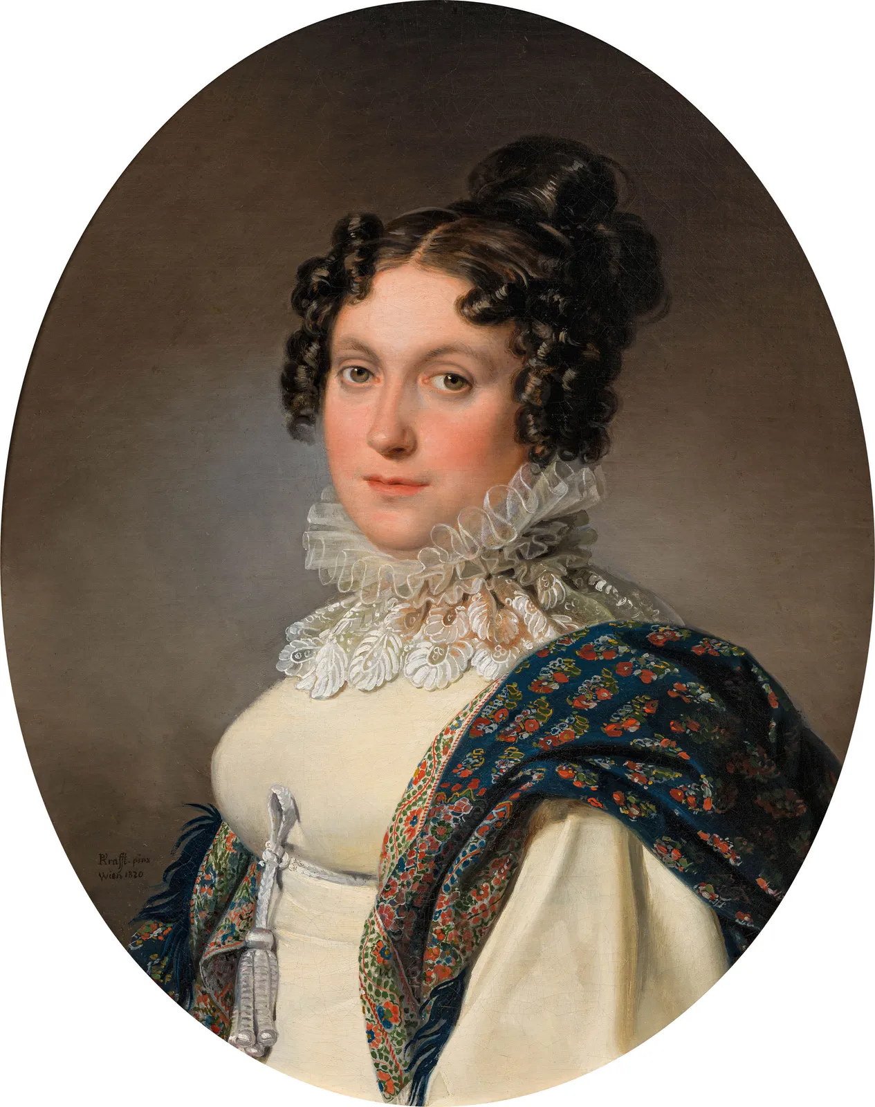Johann Peter Krafft, Porträt einer eleganten Dame, 1820