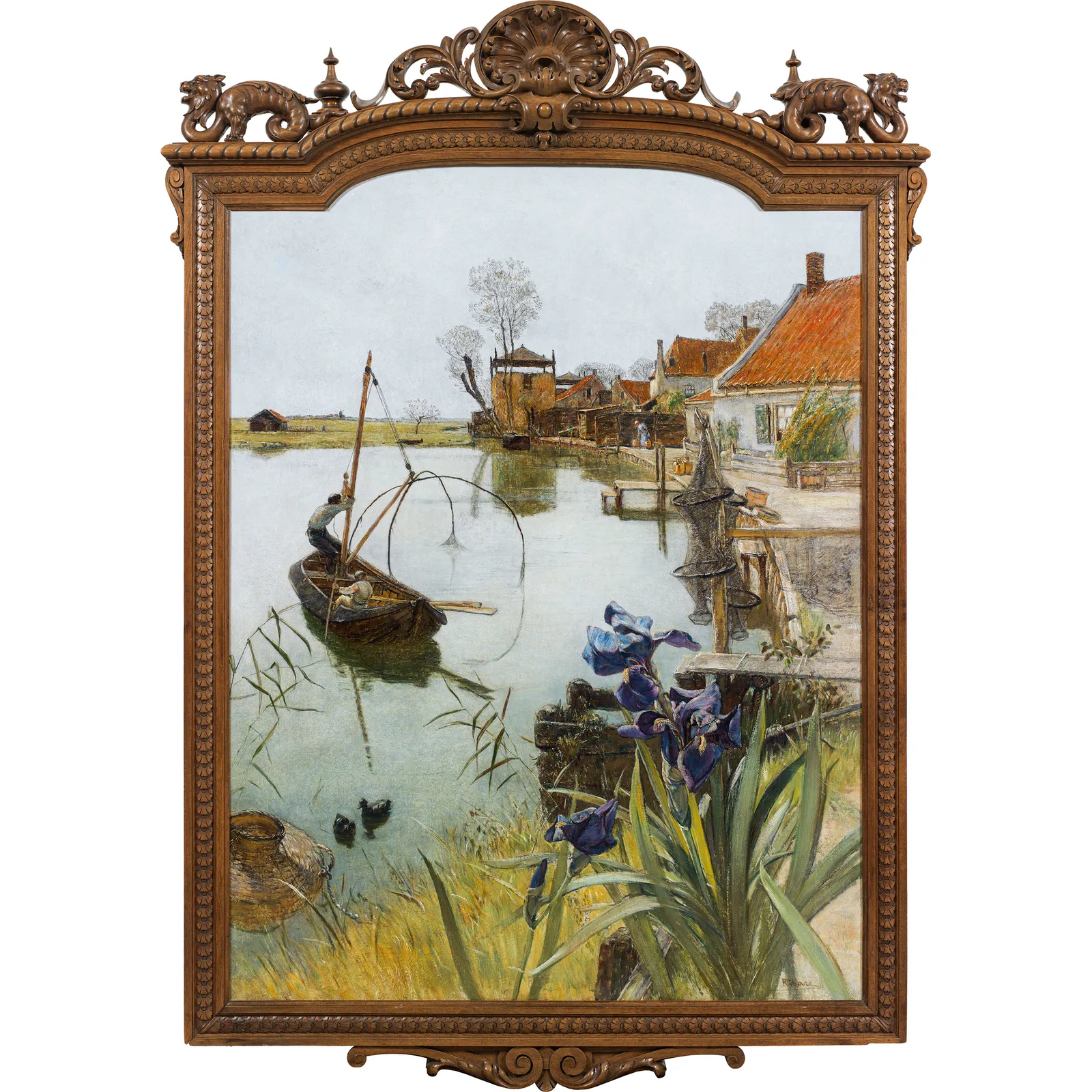 Rudolf Ribarz, Der Daubelfischer, nach 1895