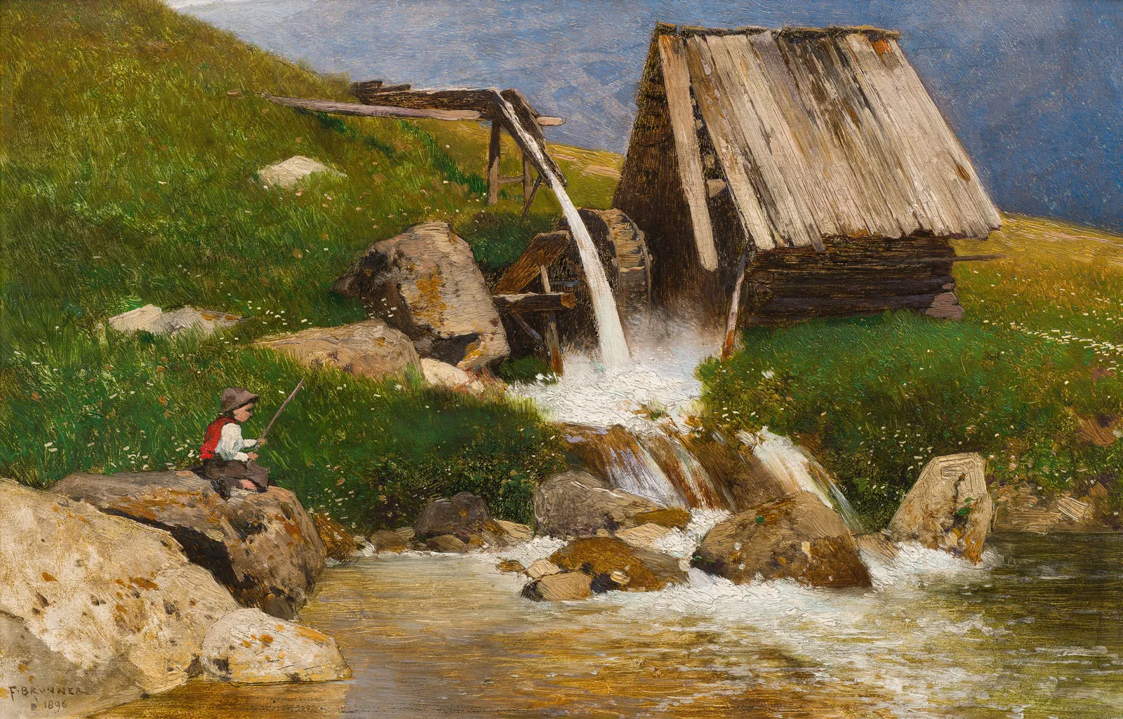 Ferdinand Brunner, Bergmühle, 1896