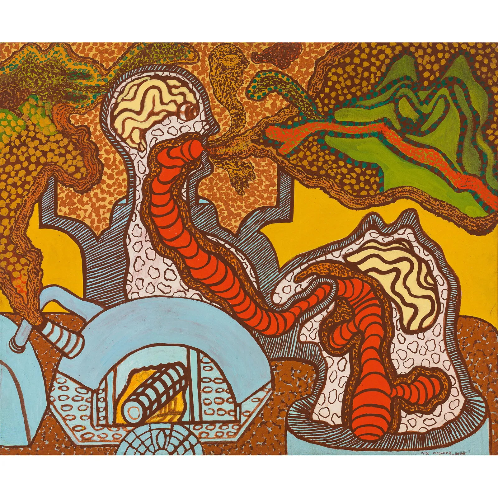 Peter Pongratz, "Maschinenmensch", 1969