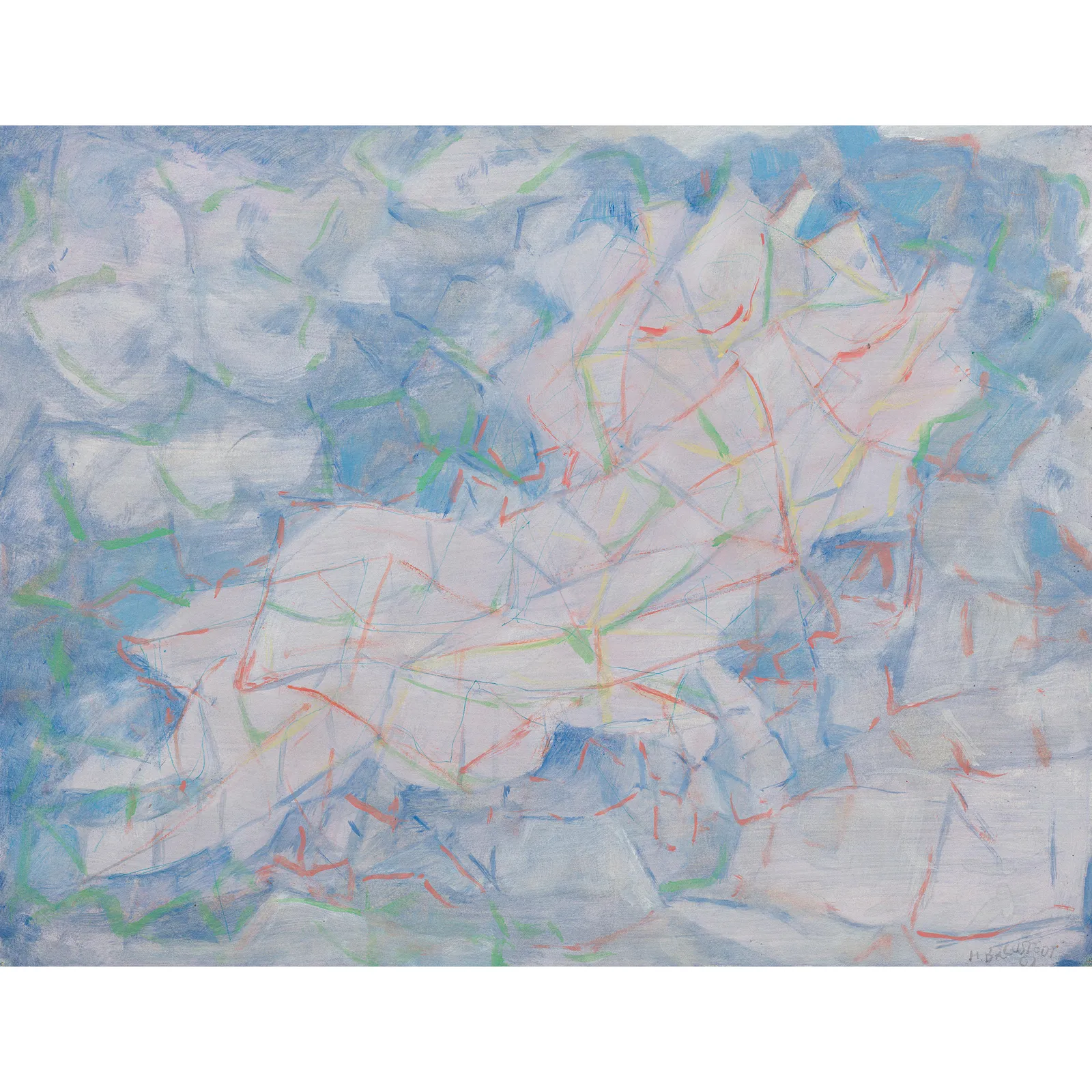 Hans Joachim Breustedt, Galoppierendes Pferd, 1962