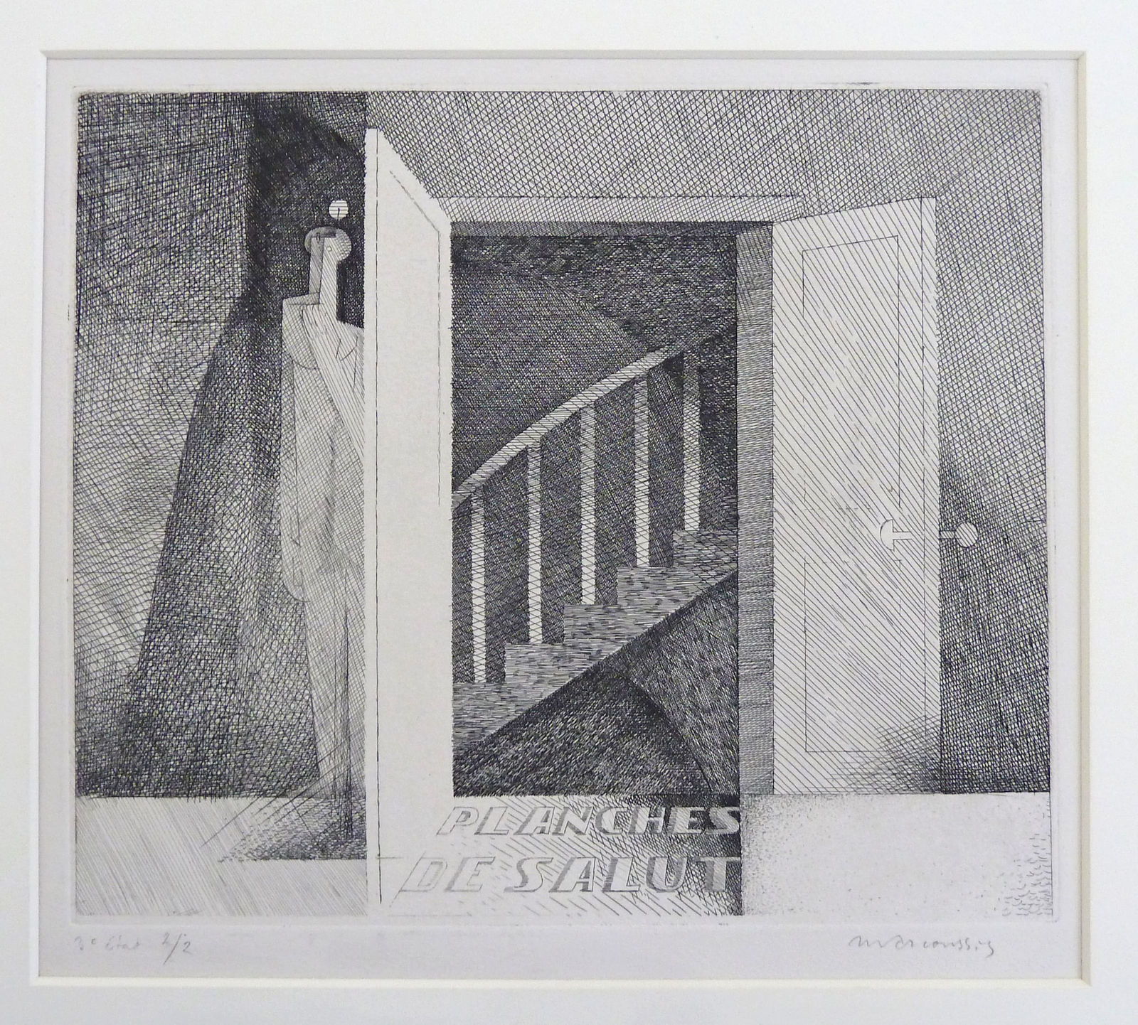 LOUIS MARCOUSSIS, Frontispiece for Planches de Salut, 1931