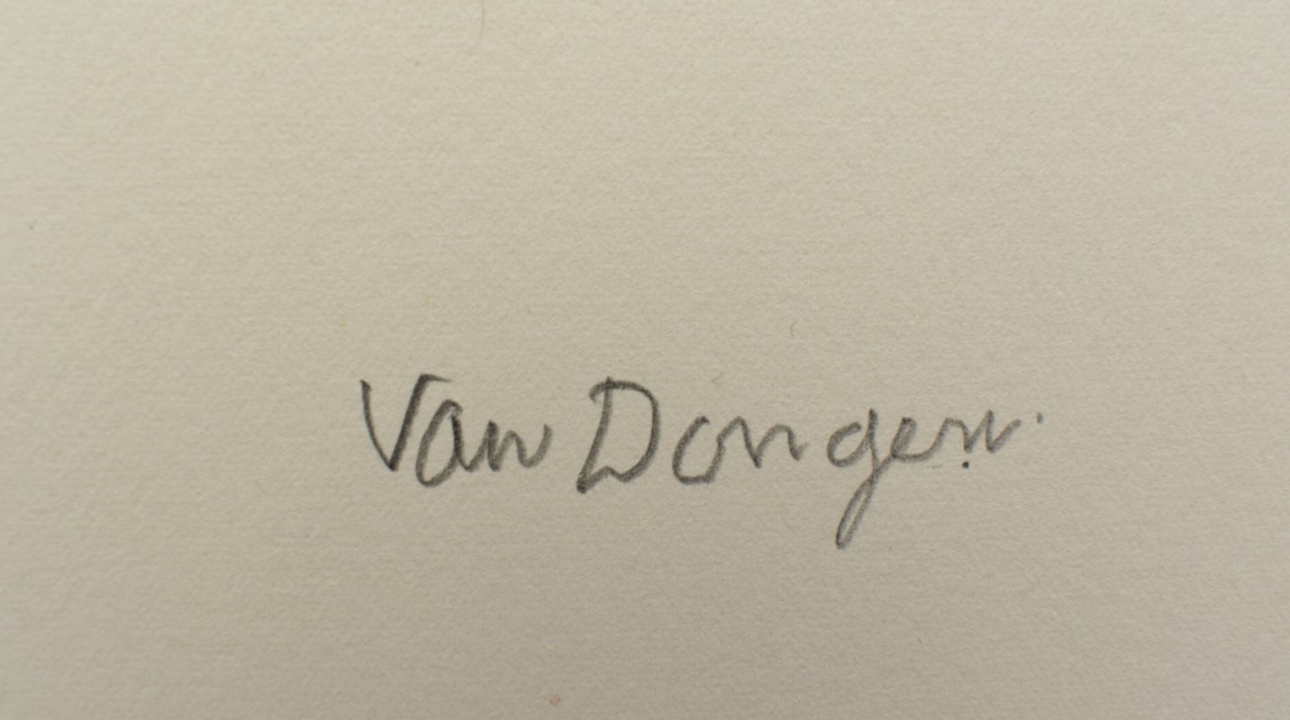 KEES VAN DONGEN, Woman on the Beach, Trouville | Femme Sur la Plage, Trouville, 1966