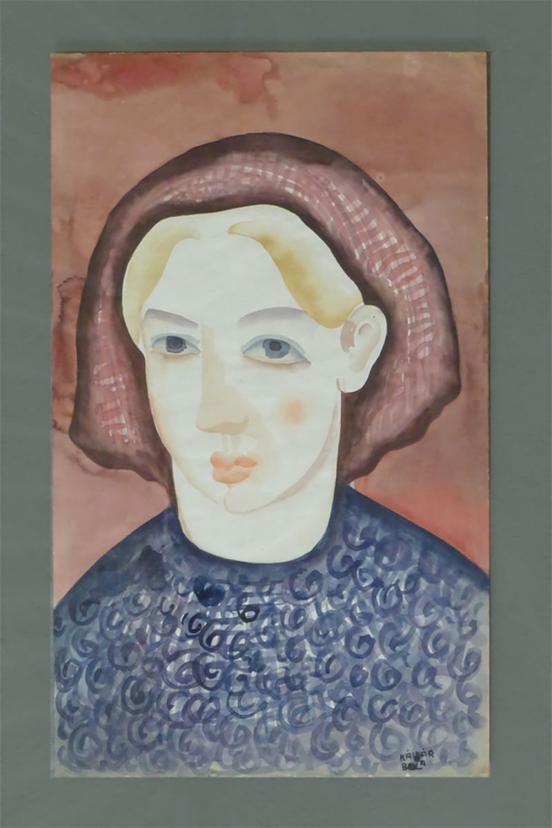 BÉLA KÁDÁR, Portrait of a Young Lady, ca. 1938